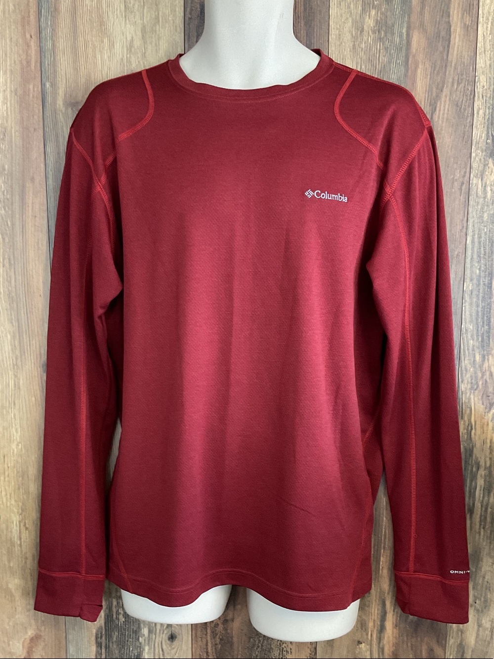 Columbia Men's Crewneck Performance Long Sleeve Tee L     461B